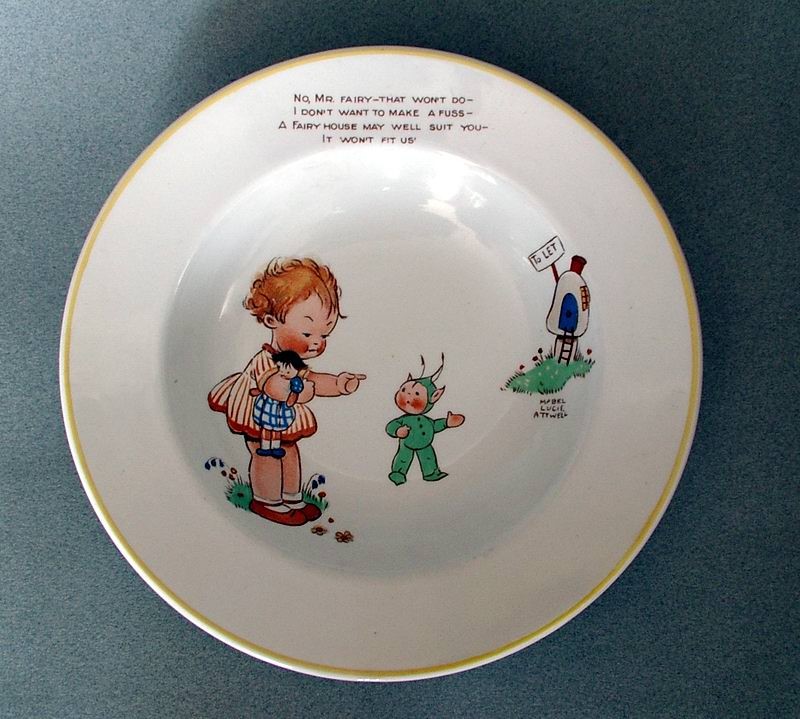 Mabel Lucie Attwell Fairy bowl