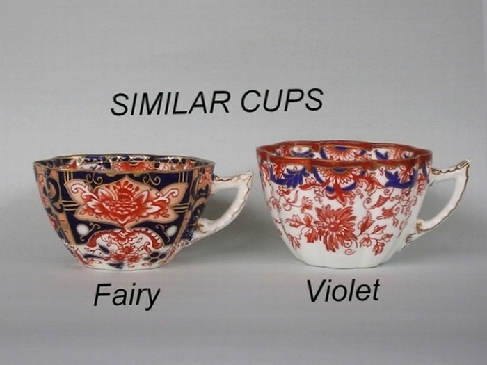 Similar cup shapes - Fairy / Violet