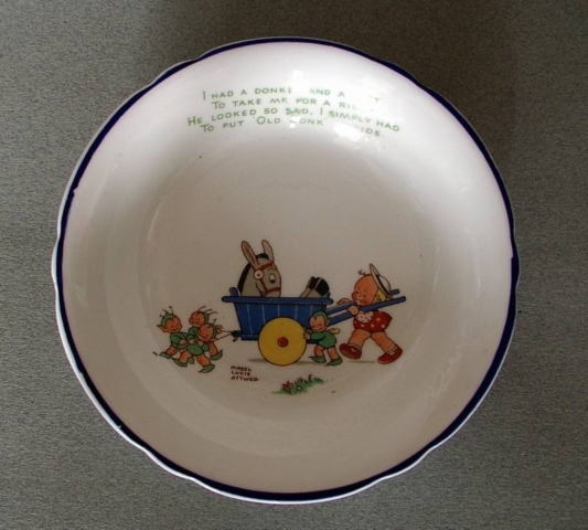 Mabel Lucie Attwell Donkey bowl