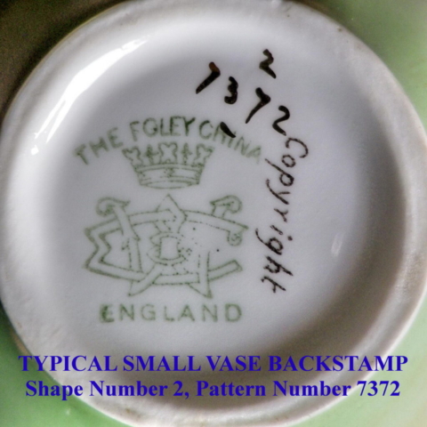 Typical Small Vase Backstamp